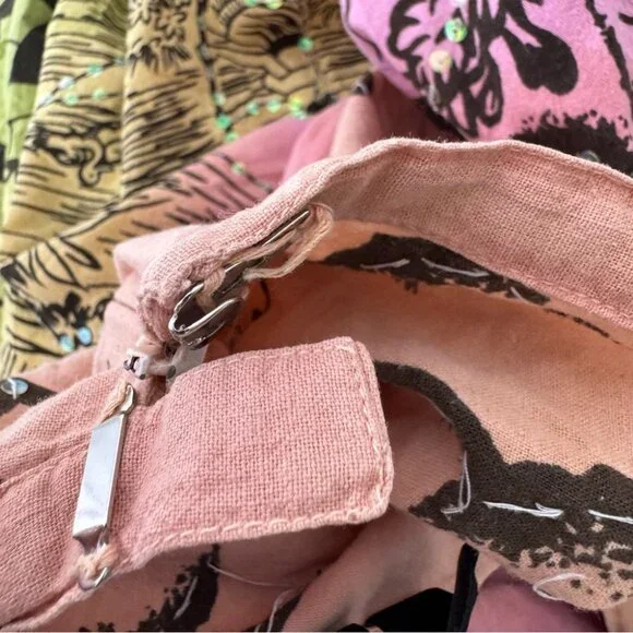 RDI Hawaii skirt sequin ombrΓ© pink orange yellow green sparkly shimmer volcano - Picture 15 of 15